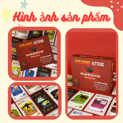 Trò Chơi Boardgames Mèo Nổ (Dành Cho Người Lớn) - Giao Màu Ngẫu Nhiên
