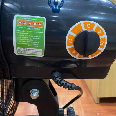 Quạt sàn công nghiệp Lifan S-18CN công suất 55W, chân đế kim loại bọc vỏ cao su chắc chắn, sải cánh 45cm - Hàng chính hãng