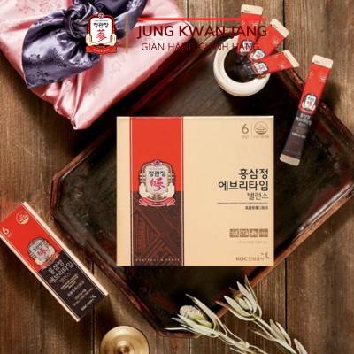 Tinh Chất Hồng Sâm Pha Sẵn KGC Jung Kwan Jang Everytime Balance 30 Gói