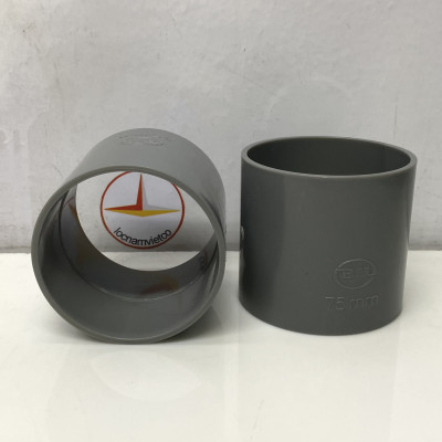 Nối 75 nhựa PVC Bình Minh (Plaint Socket)_N75M