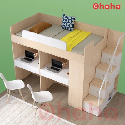 GIƯỜNG TẦNG THÔNG MINH CAO CẤP OHAHA - GTCC017