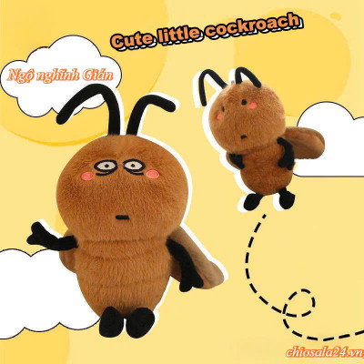 Gấu bông tiểu cường, con gián vô tri siêu cute siêu hot (16cm--->60cm) hàng cao cấp lông mềm mịn êm ái, an toàn cho trẻ