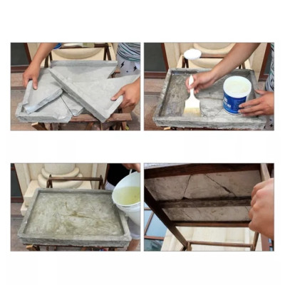 Keo chống thấm vết nứt mái nhà, sàn nhà vệ sinh, máng xối, mái tôn- dung tích 1000ml 