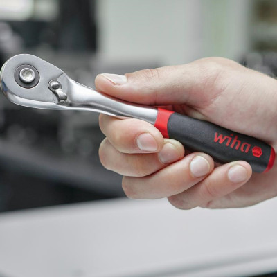 Tay vặn xiết lực 3/8 inch tự động bánh cóc 175mm Wiha 45625 (72 răng)