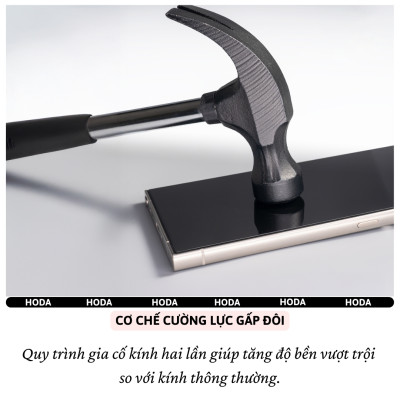 Kính cường lực Full viền màn hình cho Samsung Galaxy S24 Ultra / S25 Ultra hiệu Hoda 0.21mm - Kính Chống Xước 9H, Chống Nổ, Bảo Vệ Toàn Màn Hình iPhone, Nano Chống Bẩn, Trong Suốt Crystal Clear, Tăng Cường Gấp Đôi, Bảo Vệ Loa Tai Nghe, - Hàng nhập khẩu