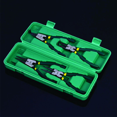 Kềm mở phe 7inch bộ 4 món- Kìm mở phe đa năng, kìm phanh, kìm mở phe trong, kìm mở phe ngoài