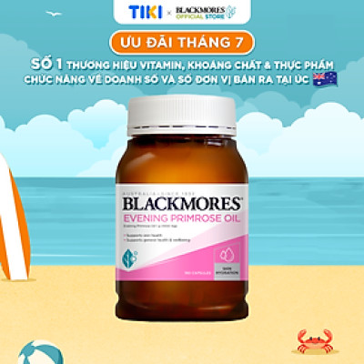 Tinh Dầu Hoa Anh Thảo Hỗ Trợ Cân Bằng Nội Tiết Tố Blackmores Evening Primrose Oil Lọ 190 Viên