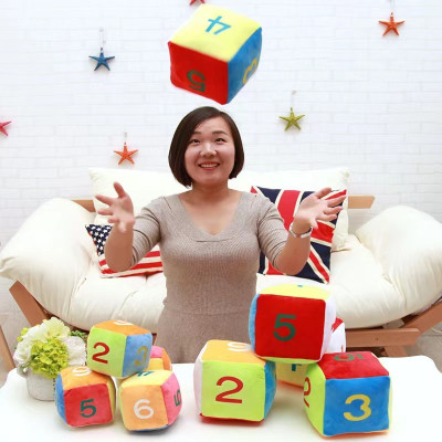 Viên Xí Ngầu Bằng Bông (10cm) Xúc Xắc Bông Dễ Thương Ngộ Nghĩnh Cho Bé Hàng Cao Cấp, An Toàn - Thú Bông Hình Xí Ngầu, Xúc Xắc Đáng Yêu Cute