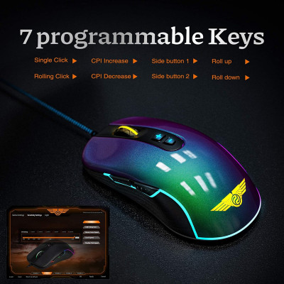 Chuột Gaming Newmen GX6-ProS Chameleon – Hàng Chính Hãng 