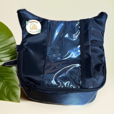 Túi treo đầu xe máy vải bố, túi ghi đông treo đầu xe máy chuyên dụng cho Grap,Goviet, bee, anh em xe ôm công nghệ- HENRYSA