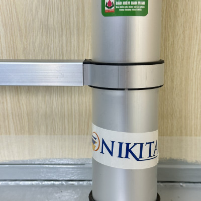 Thang Nhôm Rút Đơn - Đai Bọc Nhôm NIKITA - Nút Khoá Tự Động - Nhôm 6063 chuyên dụng, cứng cáp, chắc chắc, không gỉ
