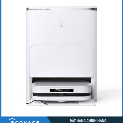 [GIÁ TẠI KHO] - Robot Hút Bụi Lau Nhà Ecovacs Deebot X5 Pro Omni 2025 Màu trắng - Hàng chính hãng Ecovacs 