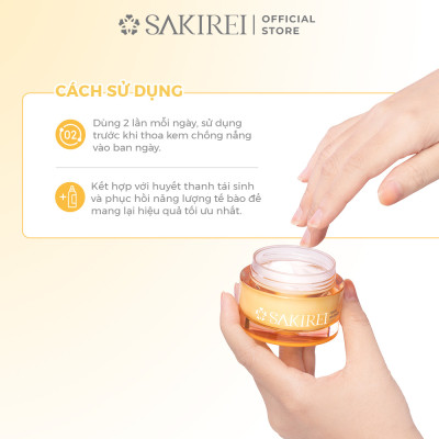 Combo Chống nắng Sakirei SPF 50+ PA++++ & Kem dưỡng phục hồi da Sakirei NMN Revitalize