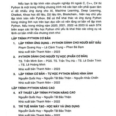 Khoa Học Dữ Liệu Với Python - STK