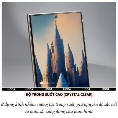 Kính cường lực Full viền màn hình cho Samsung Galaxy S24 Ultra / S25 Ultra hiệu Hoda 0.21mm - Kính Chống Xước 9H, Chống Nổ, Bảo Vệ Toàn Màn Hình iPhone, Nano Chống Bẩn, Trong Suốt Crystal Clear, Tăng Cường Gấp Đôi, Bảo Vệ Loa Tai Nghe, - Hàng nhập khẩu