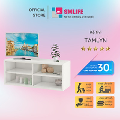 Kệ tivi đơn giản treo tường SMLIFE Tamlyn