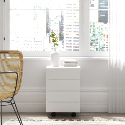 [Happy Home Furniture] OLA, Tủ đựng đồ 4 ngăn kéo bánh xe xoay, 45cm x 45cm x 59cm ( DxRxC), THK_093