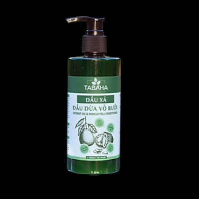 Dầu xả dầu dừa vỏ bưởi Tabaha 300ml làm mềm tóc giảm gãy rụng
