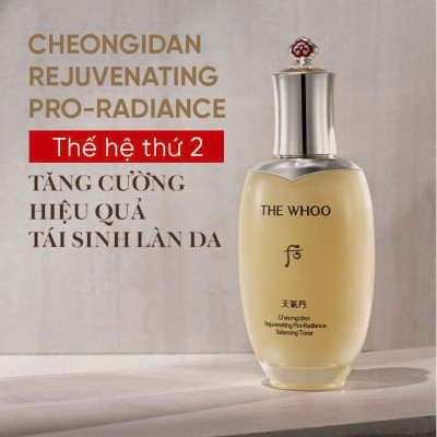 Nước Hoa Hồng Tái Sinh Da Whoo Cheongidan Rejuvenating Pro Radiance Balancing Toner 150ml