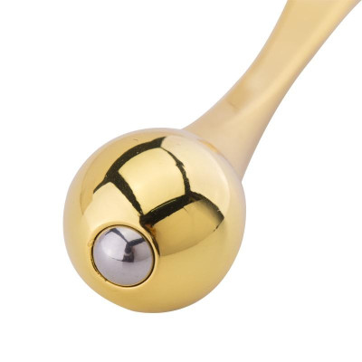Combo Máy Massage Rung Mặt Vline, Giảm Bọng Mắt Gold 24k + Cây Lăn Giảm Thâm Quầng Mắt Mini (Có Hàng Sẵn) - MASA1036