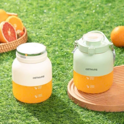 Máy Xay Sinh Tố Cầm Tay Mini Ostmars - Sạc Tích Điện, 10 Lưỡi Dao Đa Năng, Dung Tích 500ml - HÀNG CHÍNH HÃNG MINIIN