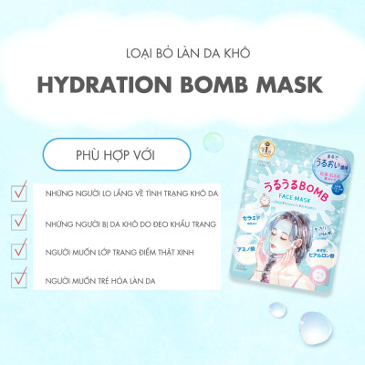 Mặt Nạ Cấp Ẩm Chuyên Sâu Và Dưỡng Mịn Da Kose Clear Turn Gomenne Bare Face Mask (7 Miếng)
