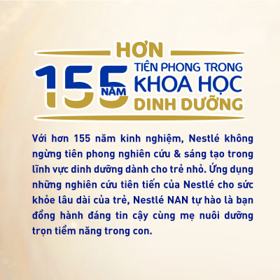 Thùng 6 lon sữa bột Nestlé NAN SUPREMEPRO 2 800g nhập khẩu Đức với 5HMO & đạm Gentle Optipro