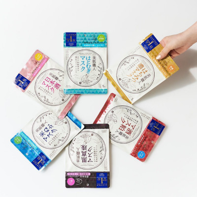 Mặt Nạ Giấy Cám Gạo Phục Hồi Dưỡng Mịn Da Kosé Clear Turn Smoothing Mask B 7 Miếng