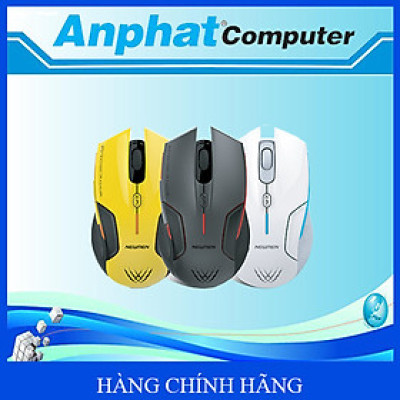Chuột game không dây Newmen E500 Pro ( Đen/Vàng/Trắng ) - Hàng Chính Hãng 