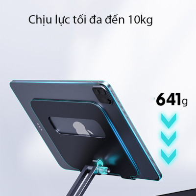 Giá Đỡ Để Bàn Dành Cho Máy Tính Bảng, Ipad  - Chất Liệu Hợp Kim Nhôm Cao Cấp Hàng Nhập Khẩu Chính HãngKitAcoom