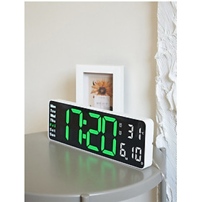Đồng Hồ LED điện tử để bàn, treo tường báo Nhiệt Độ, Ngày Tháng - L02