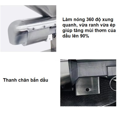 Máy ép dầu thực vật dùng cho gia đình, quán ăn. Thương hiệu Anh Quốc cao cấp Aosida - 888. Hàng chính hãng