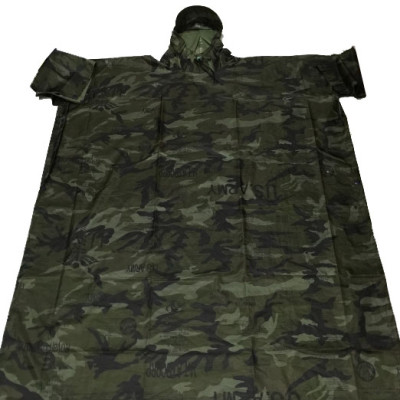 Áo mưa cánh dơi người lớn dài 1,4m*1,2m, hoạ tiết rằn ri, chất liệu vải dù dày dặn - hàng chính hãng