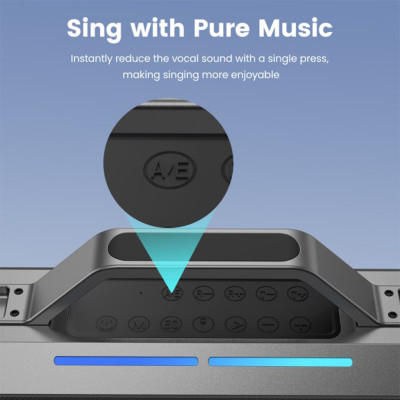 Loa karaoke kháng nước SOUNARC K1 (Tặng kèm 2 Micro) - Hàng Chính Hãng