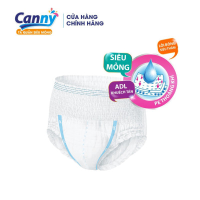 1 miếng Tã/Bỉm Quần Người Lớn Canny Siêu Mềm Mại, Siêu Thấm, Kháng Khuẩn