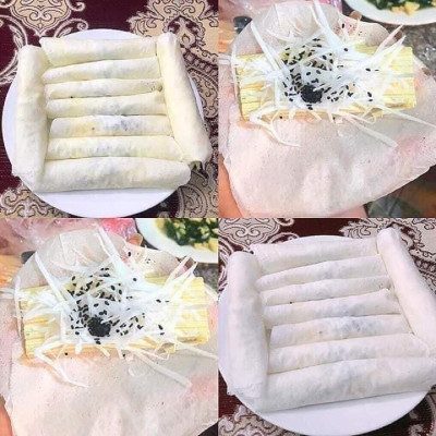 Bánh Tráng Bò Pía Đậu Xanh Thơm Ngon Hiệu Xuân Vui ( Bịch 30 Miếng )
