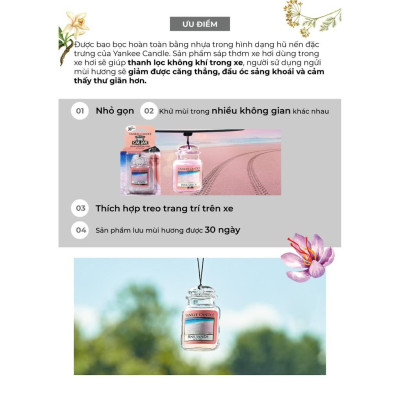 Sáp thơm xe Yankee Candle - Pink Sands