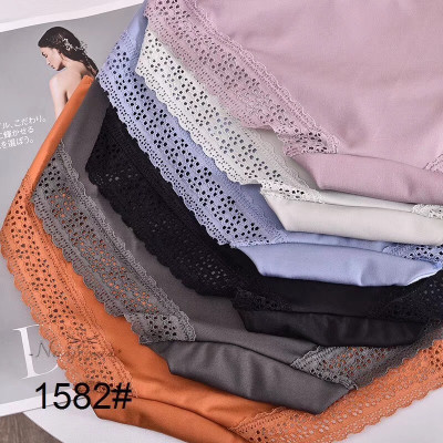 COMBO 5 QUẦN THUN LƯNG CAO PHỐI REN CÓ NƠ 1582