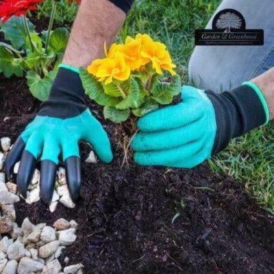 Găng tay  chuyên dụng làm vườn có móng vuốt , bới đất , chăm sóc cây , chống thấm nước , co giãn đàn hồi tốt siêu bền dễ vệ sinh 