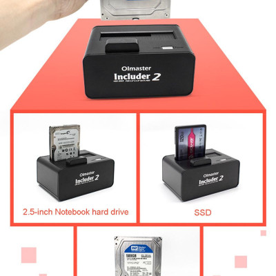 Ổ cứng 2,5 / 3,5 inch SATA HDD / SSD USB3.0 Ổ cứng HDD Docking cho Windows 