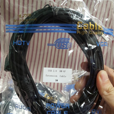 Cáp USB Nối Dài Xịn Có Chống Nhiễu - Cable USB nối dài 1 mét rưỡi, 3 mét, 5 mét dùng cho máy tính - Hàng chính hãng