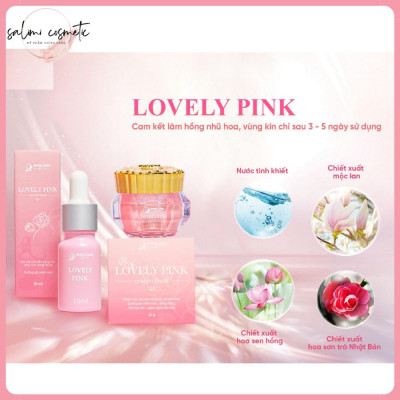 Kem Làm Hồng Nhũ Hoa & Bikini LOVELY PINK, Chăm Sóc Da Vùng Kín & Nhũ Hoa, Dưỡng Da Sáng Hồng