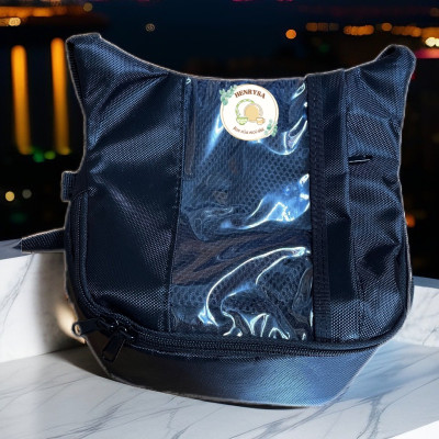 Túi treo đầu xe máy vải bố, túi ghi đông treo đầu xe máy chuyên dụng cho Grap,Goviet, bee, anh em xe ôm công nghệ- HENRYSA