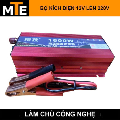 Inverter Kích Điện 12V Sang 220V Sóng Sin Chuẩn 1600W – Giải Pháp Dự Phòng Khi Cúp Điện đèn trợ sáng