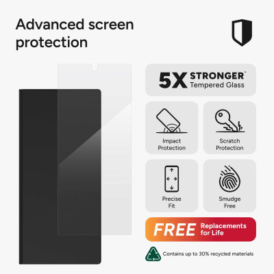 Miếng Dán Kính Cường Lực ZAGG cho Samsung Galaxy Z Fold 7, Glass Elite, Khung Trợ Dán, Hạn Chế Vân Tay, Viền Trong Suốt_ Hàng chính hãng