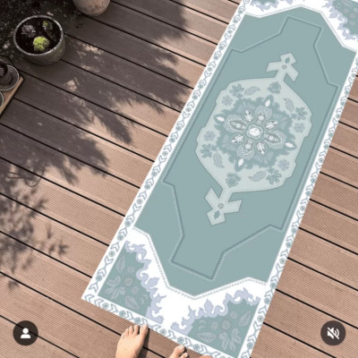 Thảm tập yoga chính hãng Yvonne, Star Fortress (TẶNG KÈM 3 PHẦN QUÀ) dày 6mm bề mặt nhám, siêu bám, chống trơn trượt, thấm hút mồ hôi, càng nhiều mồ hôi càng bám, dễ vệ sinh, bề đẹp, sang trọng