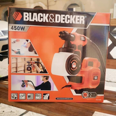 Máy phun sơn dùng điện 450w 1200ml BLACK & DECKER HVLP400-B1- Hàng chính hãng