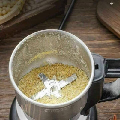 Máy Xay Hạt Khô, Máy Xay Cafe, Máy Xay Bột Khô Đa Năng Công Suất Lớn Với 8 Lưỡi Dao - Hàng Nhập Khẩu