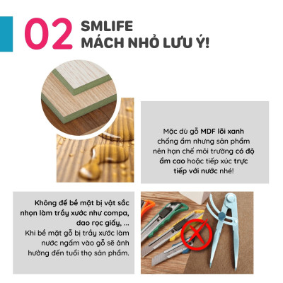 Kệ Sách Treo Tường Gỗ Phong Cách Hiện Đại Thương Hiệu SMLIFE (Nhiều mẫu, có thể đổi Size và màu sắc)