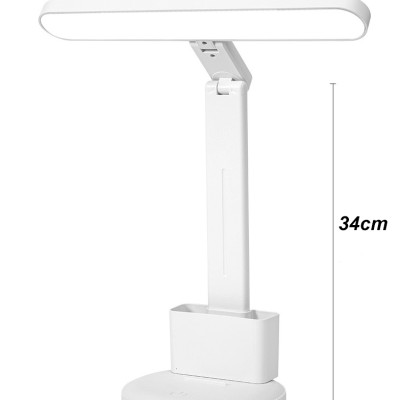 Đèn học LED 3 ánh sáng bảo vệ mắt chống cận cảm ứng Rhino L202, tích điện đa năng làm việc, để bàn học